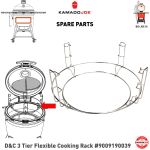 Kamado Joe Spare | Replacement Parts<br />3 Tier Flexible Rack