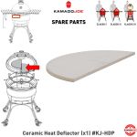 Kamado Joe Spare | Replacement Parts<br />Half Moon Ceramic Heat Deflector