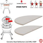 Kamado Joe Spare | Replacement Parts<br />Half Moon Ceramic Heat Deflectors