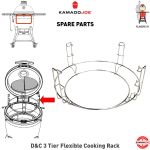 Kamado Joe Spare | Replacement Parts<br />3 Tier Flexible Rack